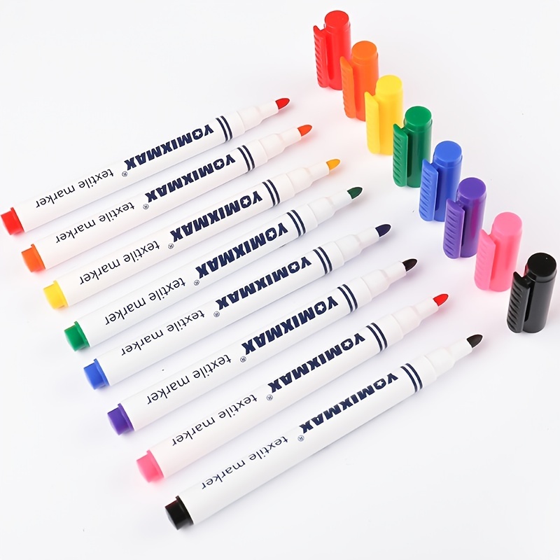 Super Markers 20 Color Premium Fabric & T-Shirt Marker Set with Our Unique  Fine tip Bullet Point Tip 