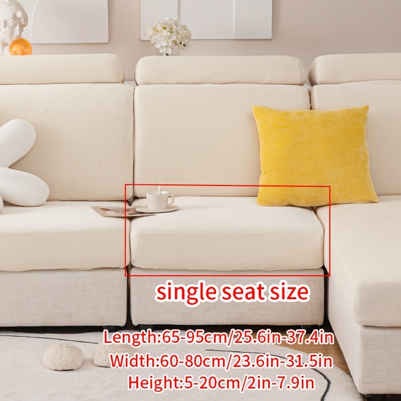 TEMU 1pc Sofa Cover Universal Easy Modern Anti-slip Cushion Mat Applicable Backrest Towel