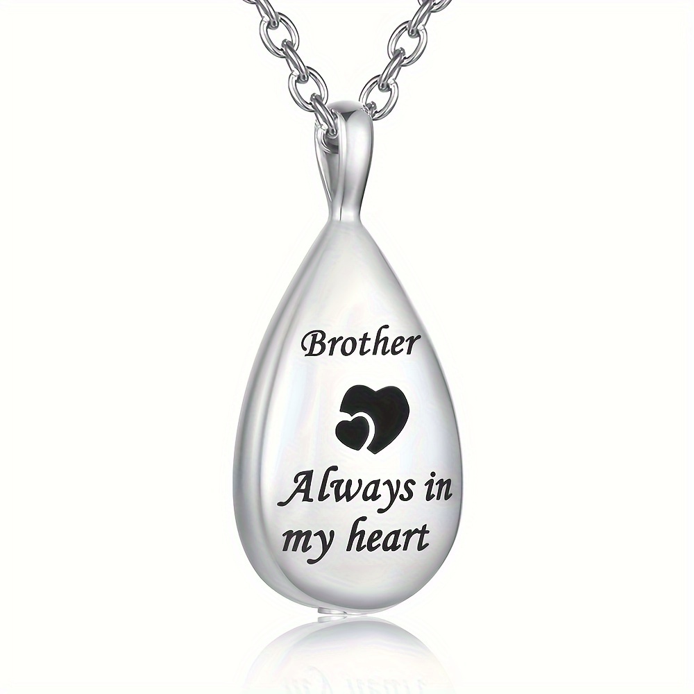 Urn Necklace for Ashes Stainless Steel Keepsake Waterproof