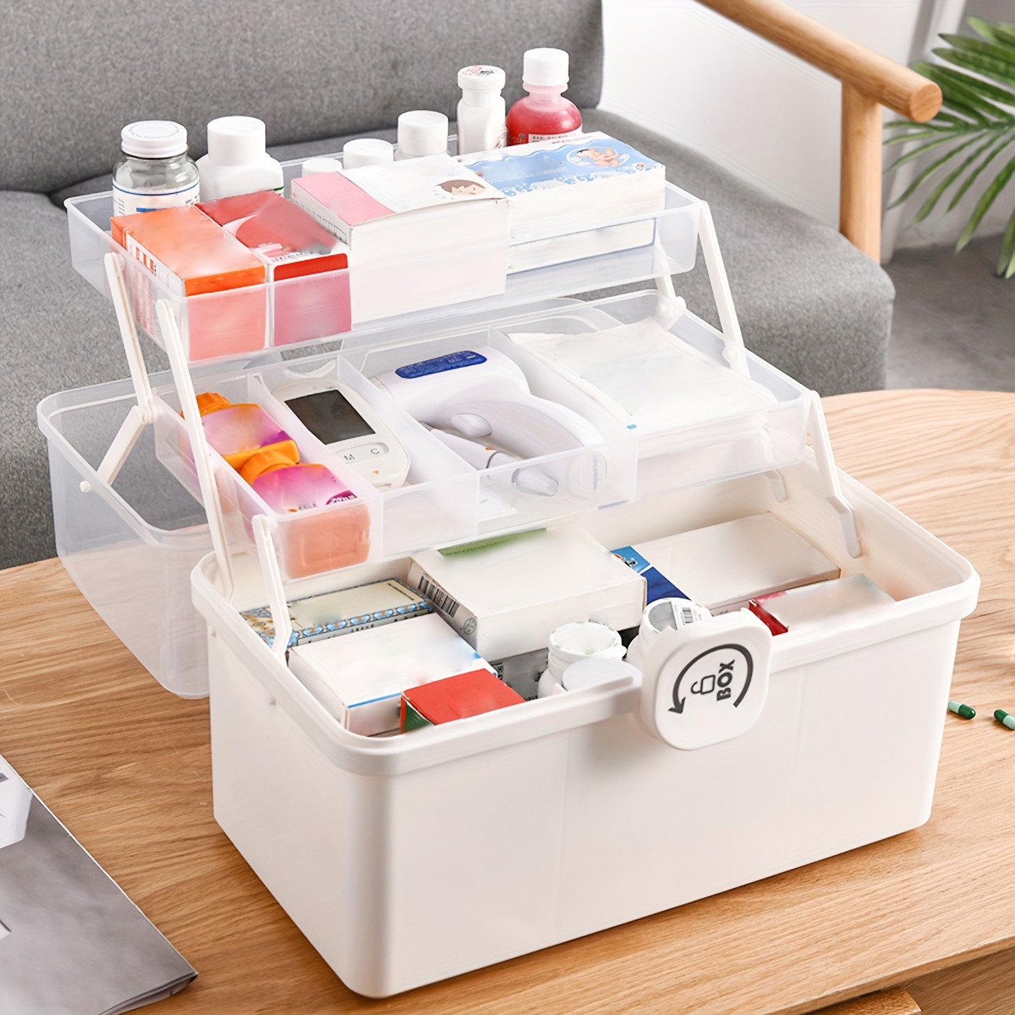Plastic Medical Storage Containers Medicine Box Organizer - Temu