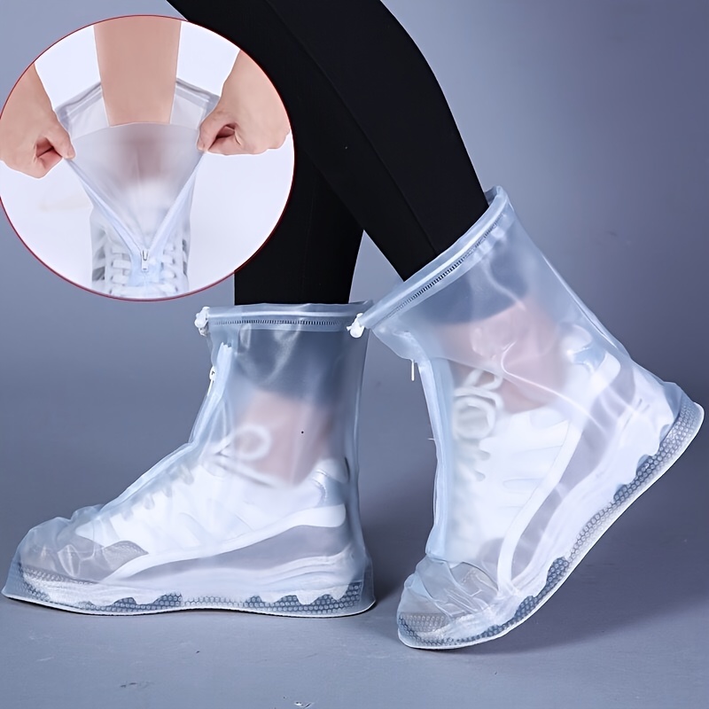 Couvre-Chaussures ImperméAbles, 1 Paire Couvre-Chaussures RéUtilisables  AntidéRapants pour Neige, Pluie, VêTements Pluie pour la