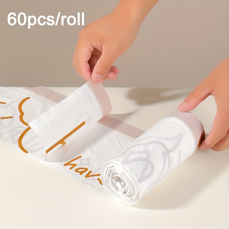 Thickened Tear-free Drawstring Garbage Bag, Disposable Garbage Bag