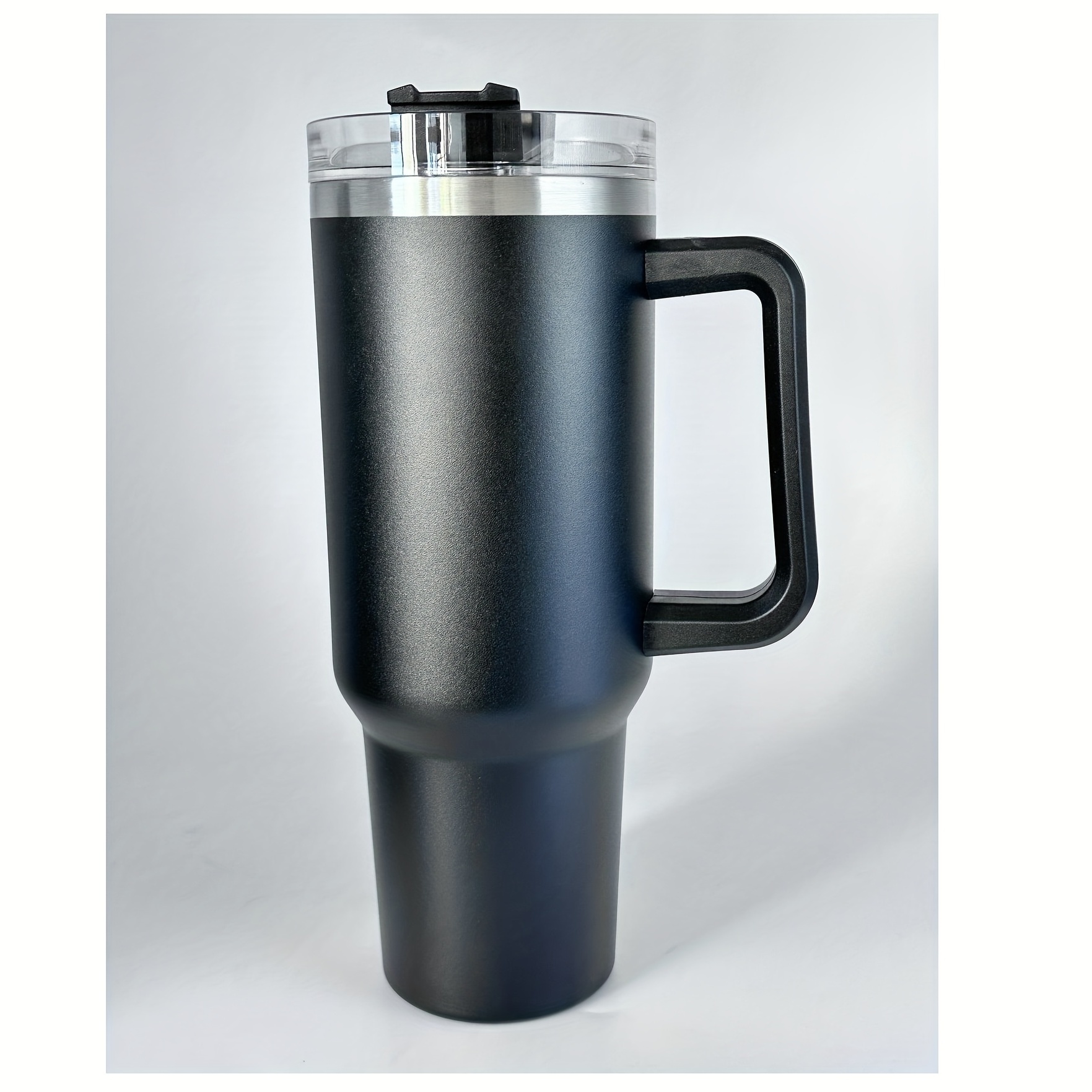 Double Layer Vacuum Insulated Travel Mug With Straw - Stainless Steel Coffee  Cup For Hot And Cold Beverages On The Go - Temu