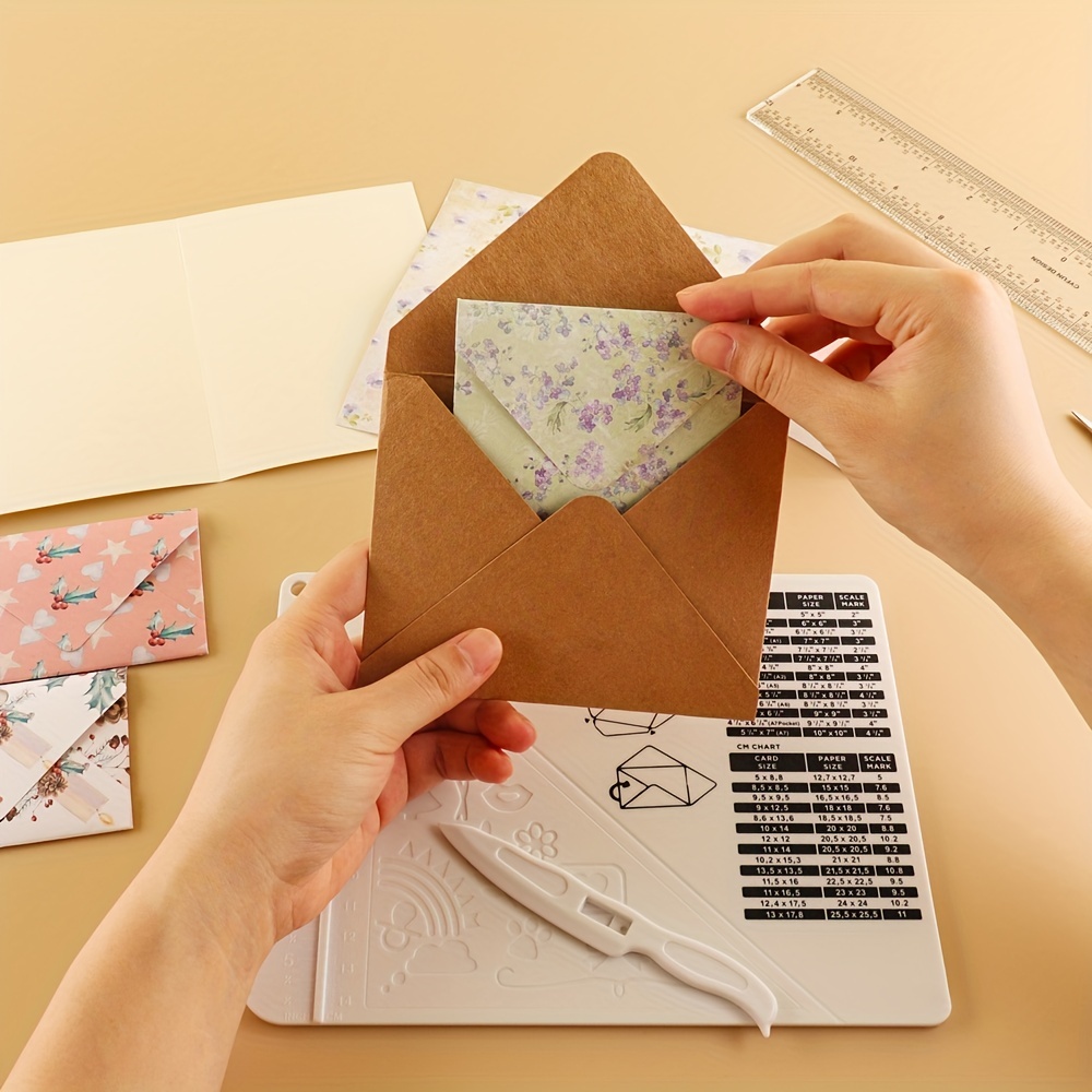 Planche De Pliage Carte / Envelope