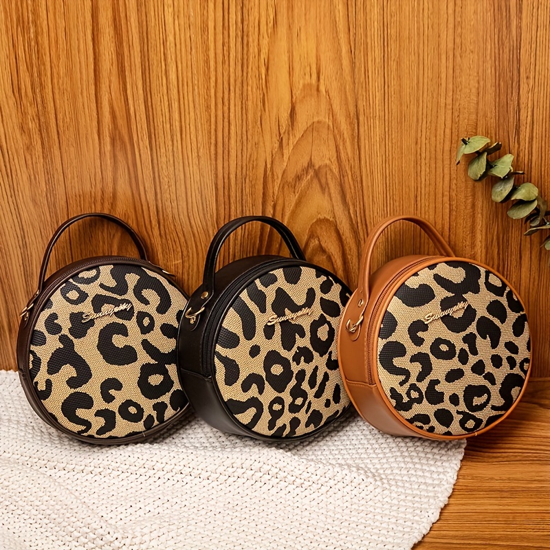 Sac 2025 leopard rond