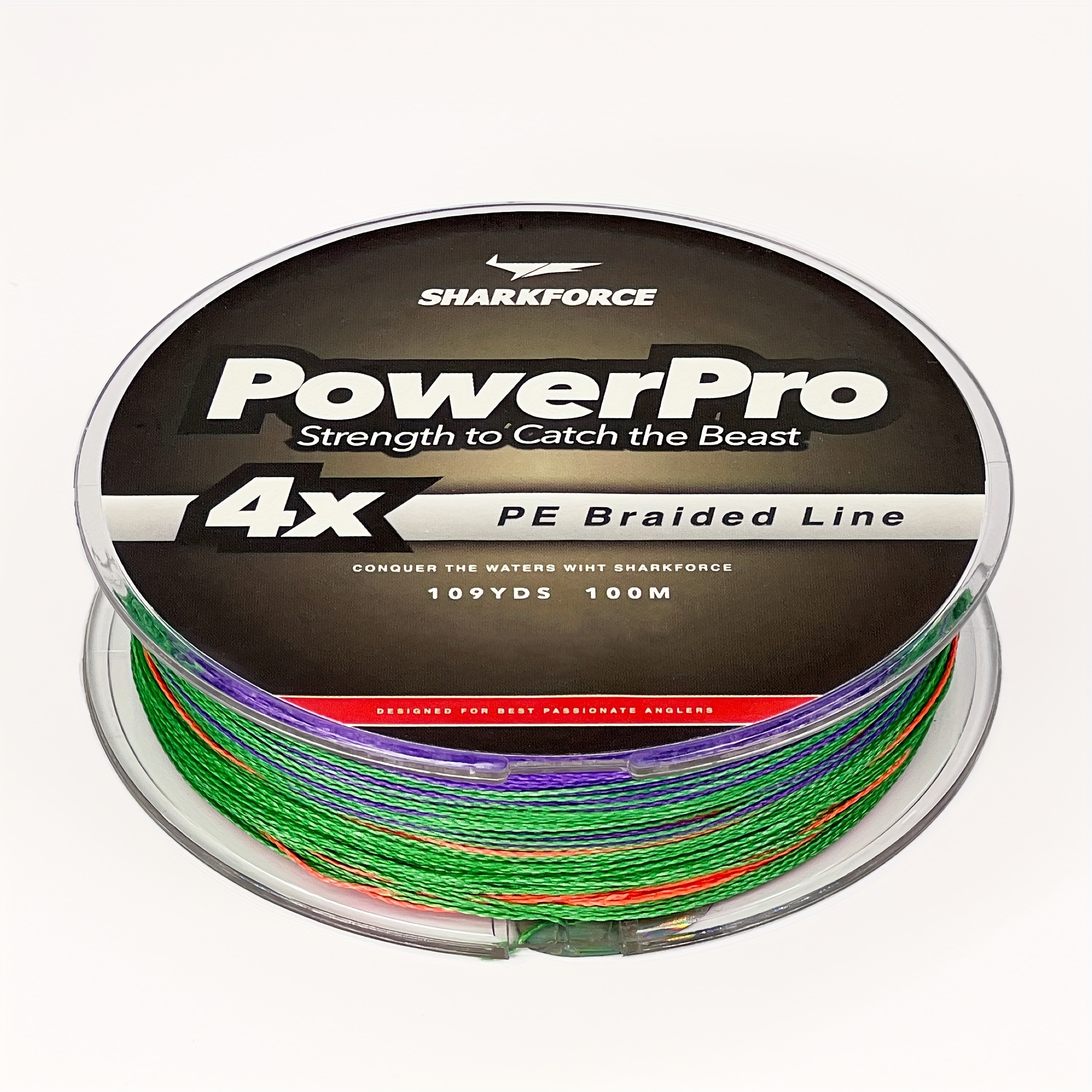 1pc Smooth Casting 4-Strand Braided Fishing Line - 500m/1640ft,  Anti-Abrasion, Multifilament, 10/20/30/40/80lb Strength