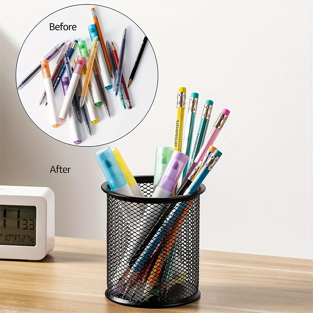 Porte-gobelets pour stylos à crayons Organisateur de crayons de