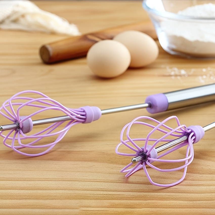 4 Pieces Egg Beater Stainless Steel Mini Spring Coil Whisk Silicone Whisk  Hand Held Sauce Stirrer Blender Milk Frother Foamer Coffee Mixer