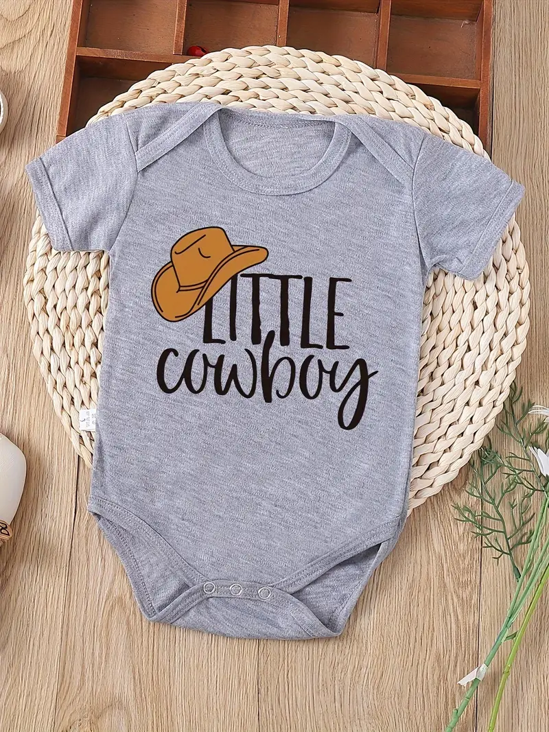 Little Cowboy Onesie® Cute Cowboy Baby Onesie® Newborn Baby Onesie® 