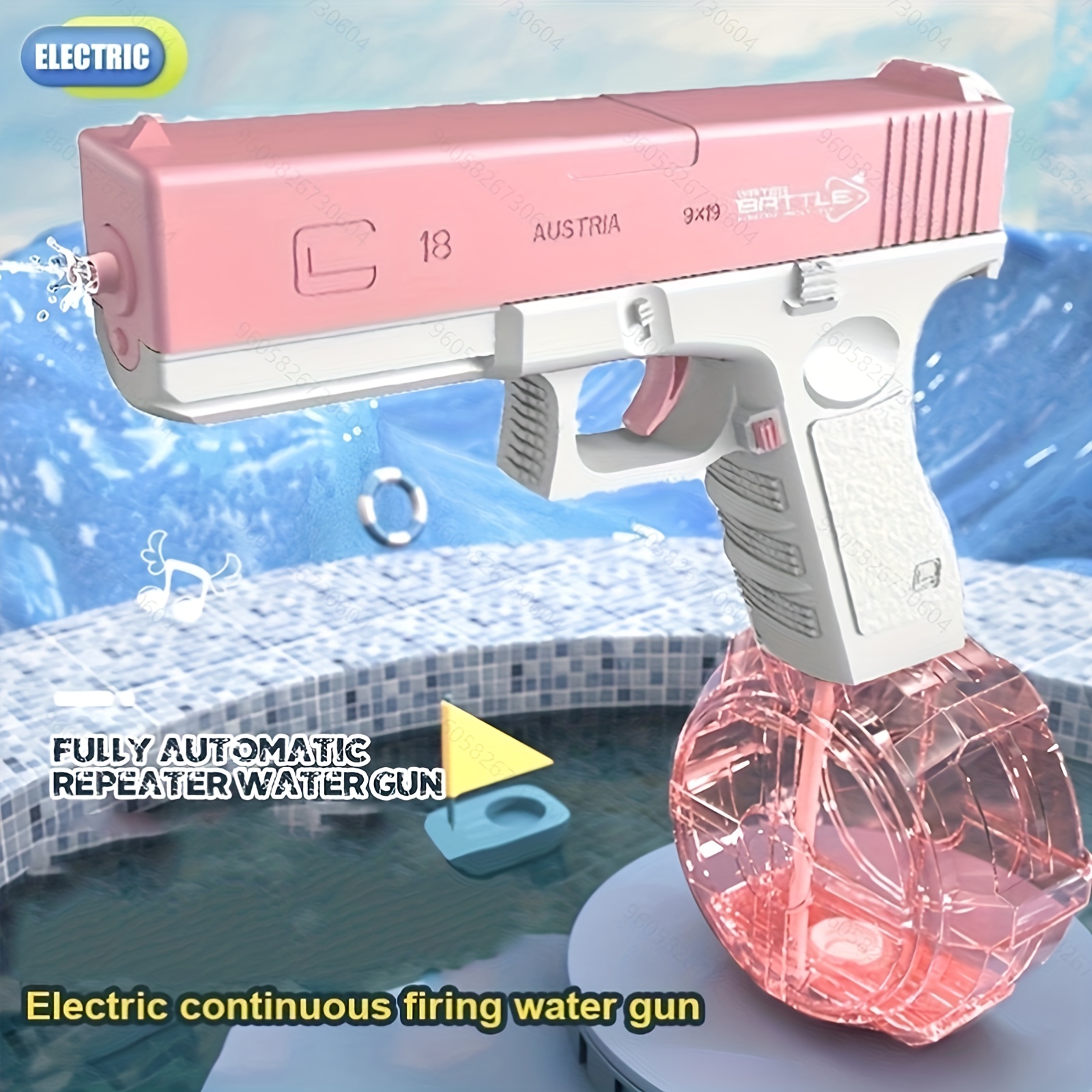 battery Color Random) Electric Water Gun For Adults And Kids, Automatic  Water Gun Up To Range, Capacity Rechargeable Battery Operated Water Gun For  Swimming Pool Beach Party Games - Temu