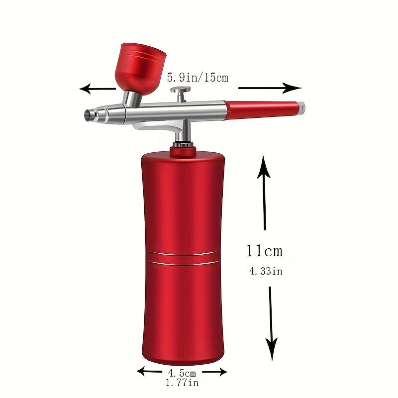 Oxygen Injector Mini Air Compressor Kit Air-Brush Paint Spray Gun