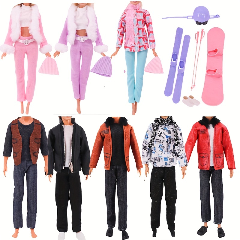 FASHION 1/6 FEMALE Doll Clothes Women Figure Doll Clothing Kit for