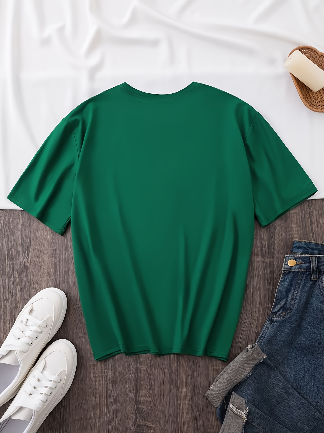 Womens Short Sleeve Plus Size T Shirt Tops Tee Ladies Summer Plain