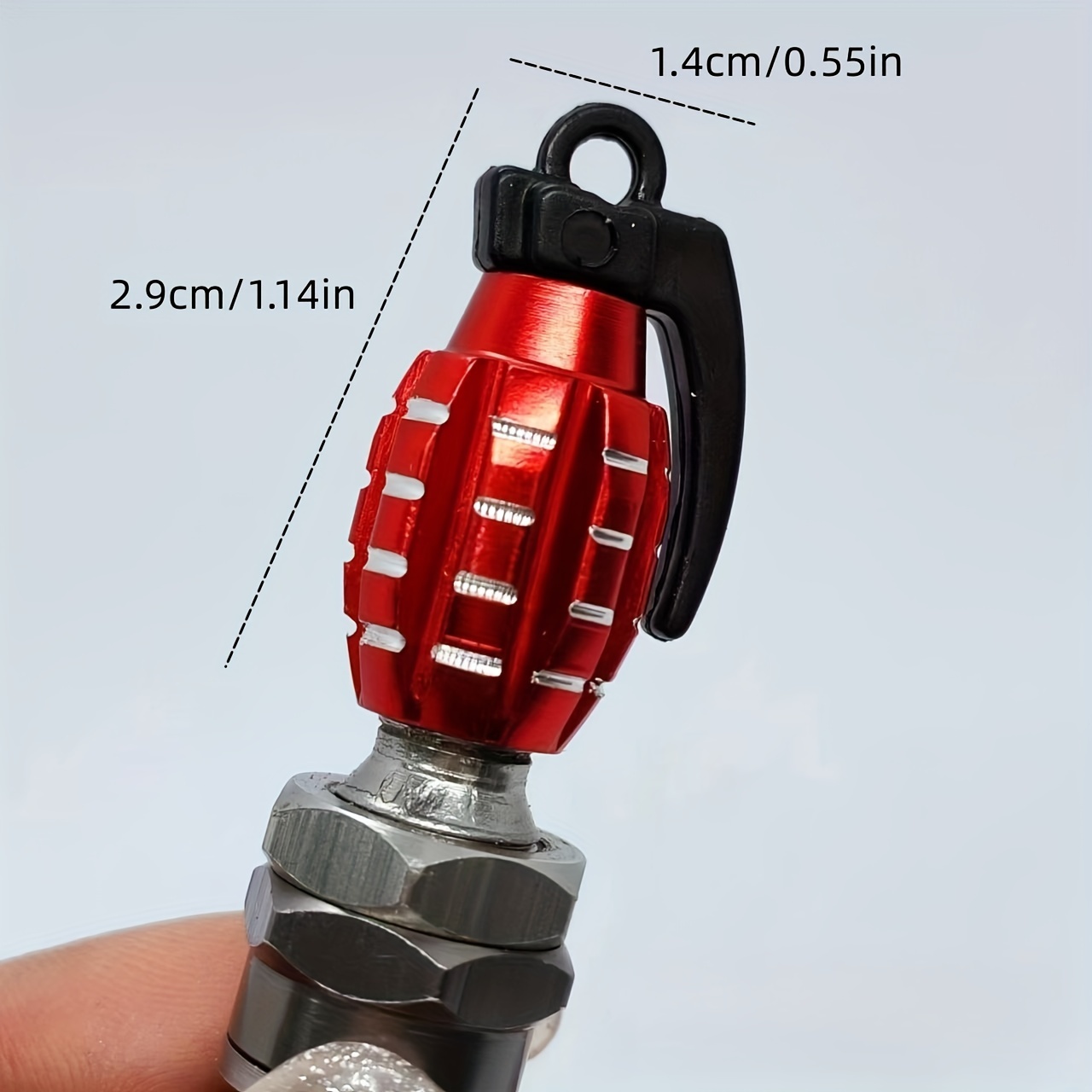 4 Pièces En Aluminium Voiture Pneu Valve Capuchon Grenade - Temu Belgium