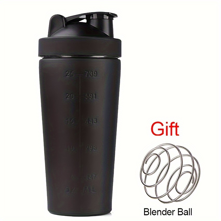 Custom Logo Protein Shaker Bottle Thermos Mug Portable Gym Vacuum Flasks  Travel Thermo Cup Water Bottler Thermocup For Gifts