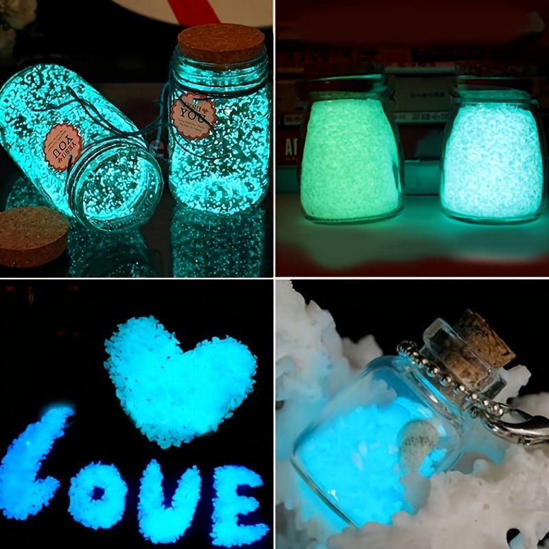 Party Diy Fluorescent Super Luminous Particles Glow Pigment - Temu