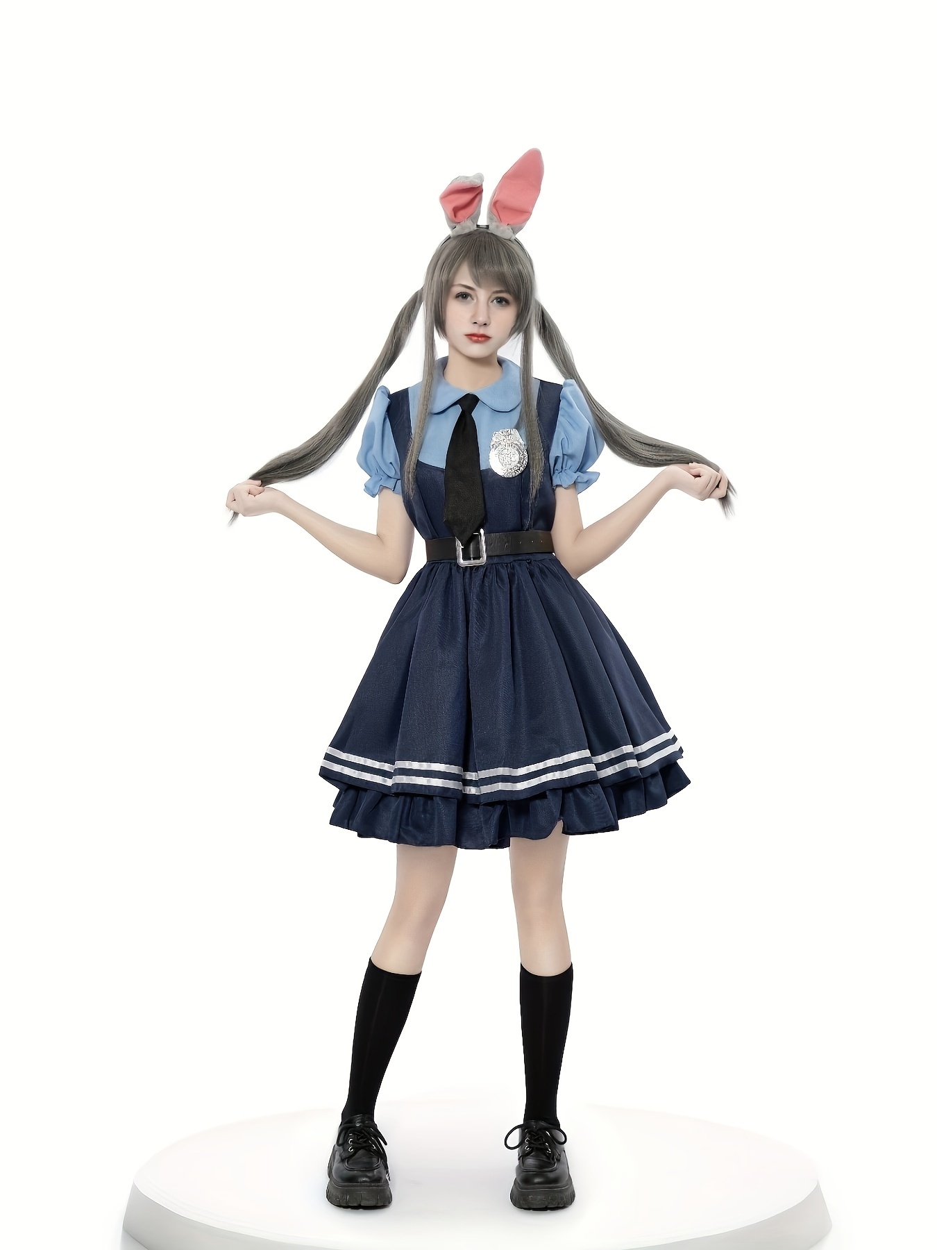 5pcs Sexy Bunny Costume Fuzzy Trim Bra Mini Skirt Role Play - Temu Canada
