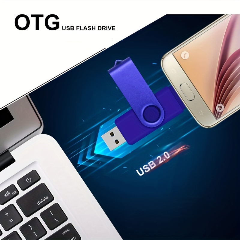 2 in 1 otg usb flash drive portable undefined hanging hard drive 32gb 64gb 128gb data storage memory usb for computer laptop