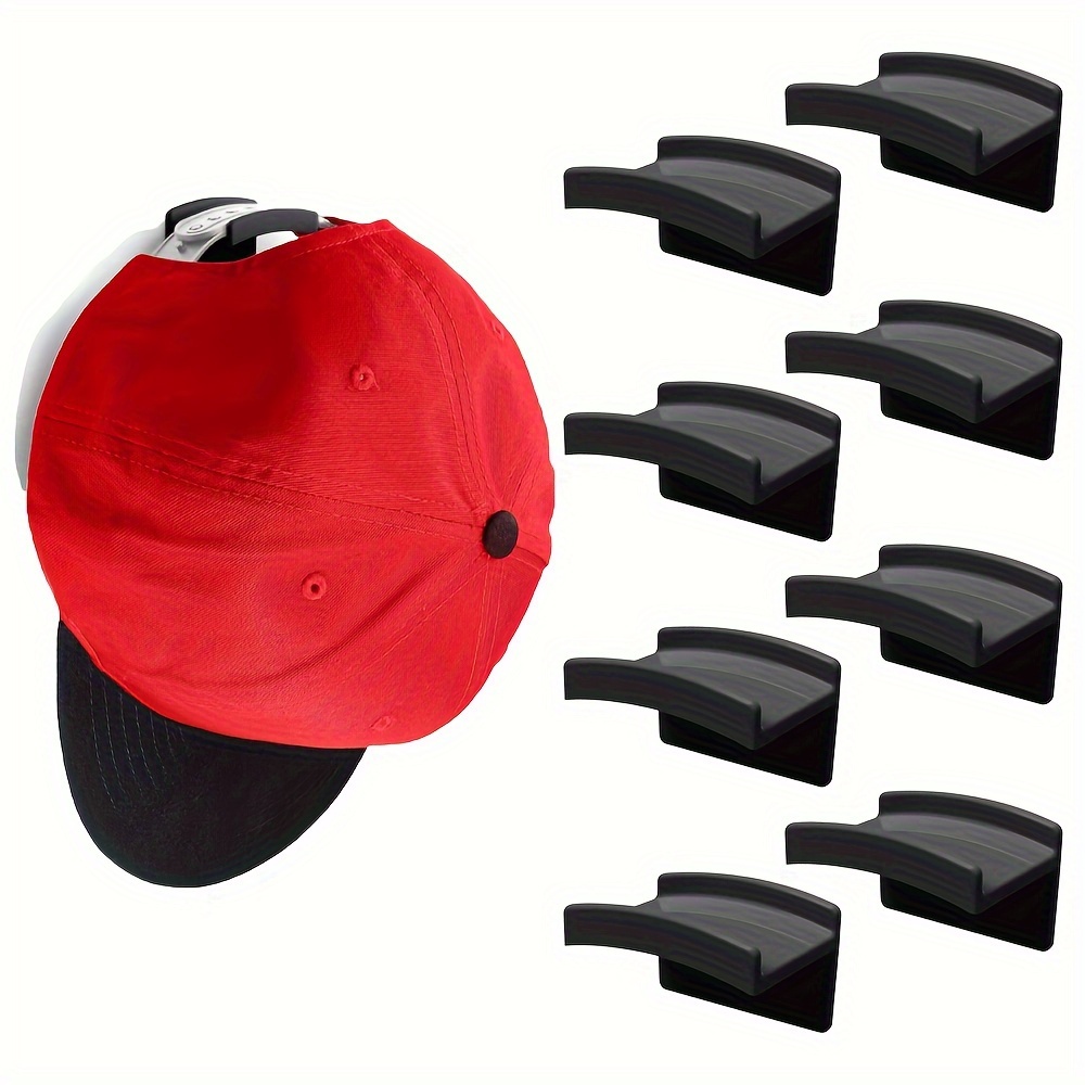 10pcs Adhesive Hat Hanger Hat Hooks For Wall Mount - Hat Hook
