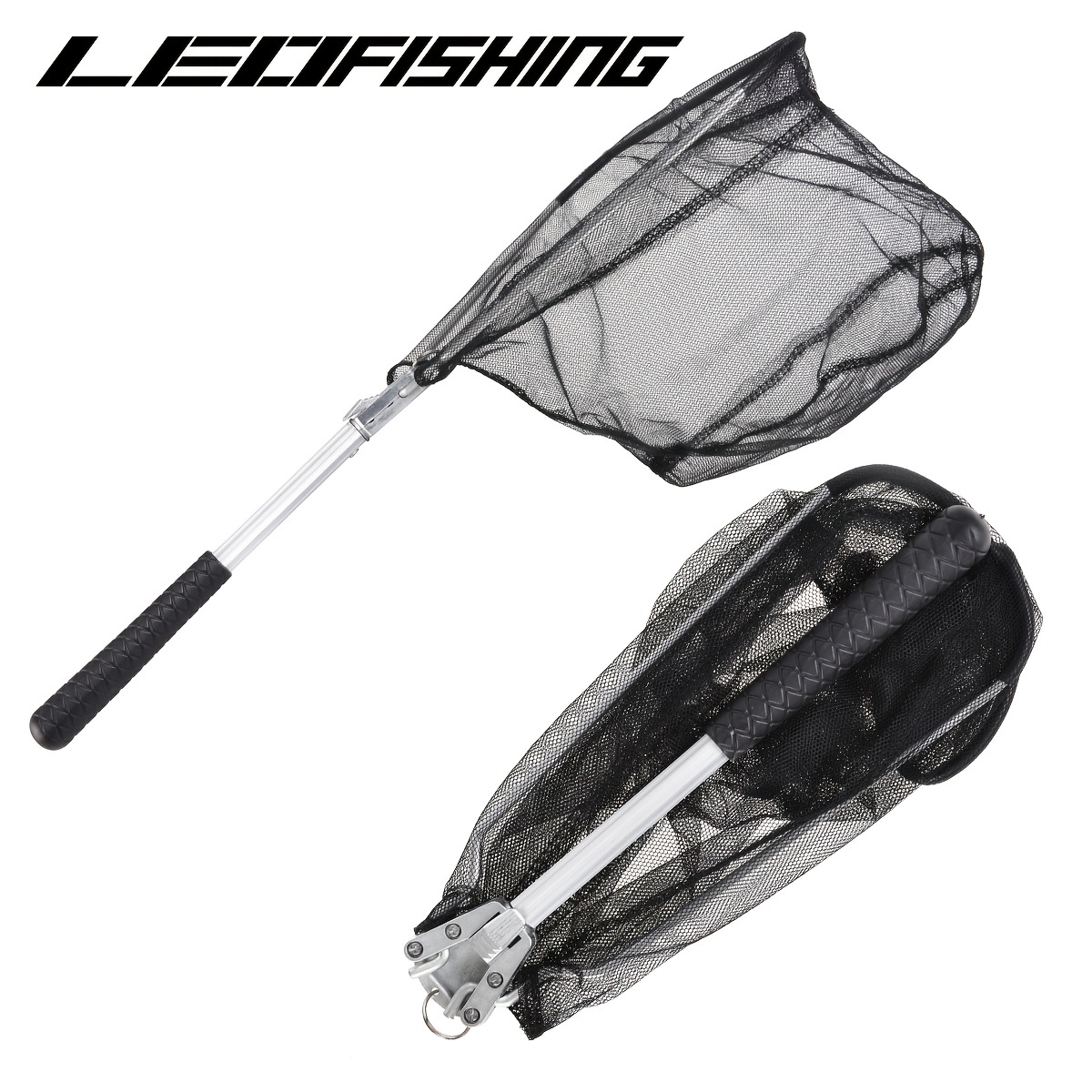 Leofishing Folding Fishing Landing Net Telescopic Pole - Temu Canada