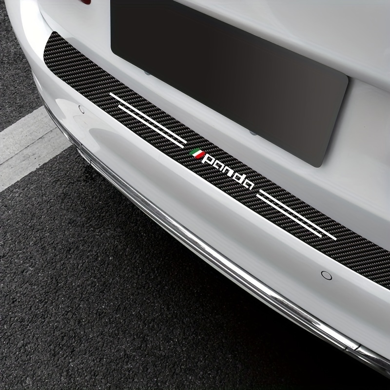 Autocollant de plaque de protection de coffre de voiture, protecteur en  fibre de carbone, accessoires de couverture de pare-chocs automatique,  adapté pour Fiat 500 500C 2012 500X 500L Abarth 695 - AliExpress