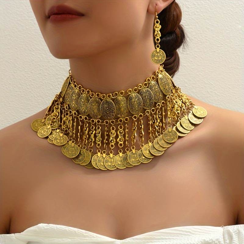 Jhumka hot sale design necklace