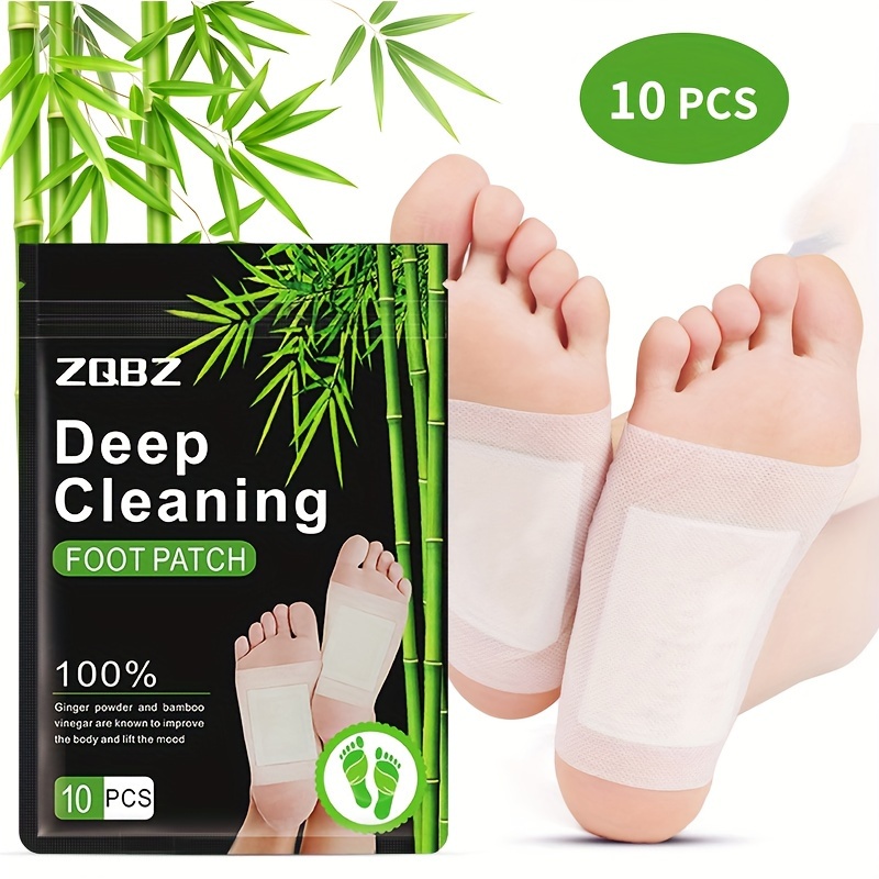Almohadillas para pies maguja 100 unidades de limpieza profunda para  aliviar el estrés | Mejor sueño | Cuidado de pies | Parche de jengibre para  pies