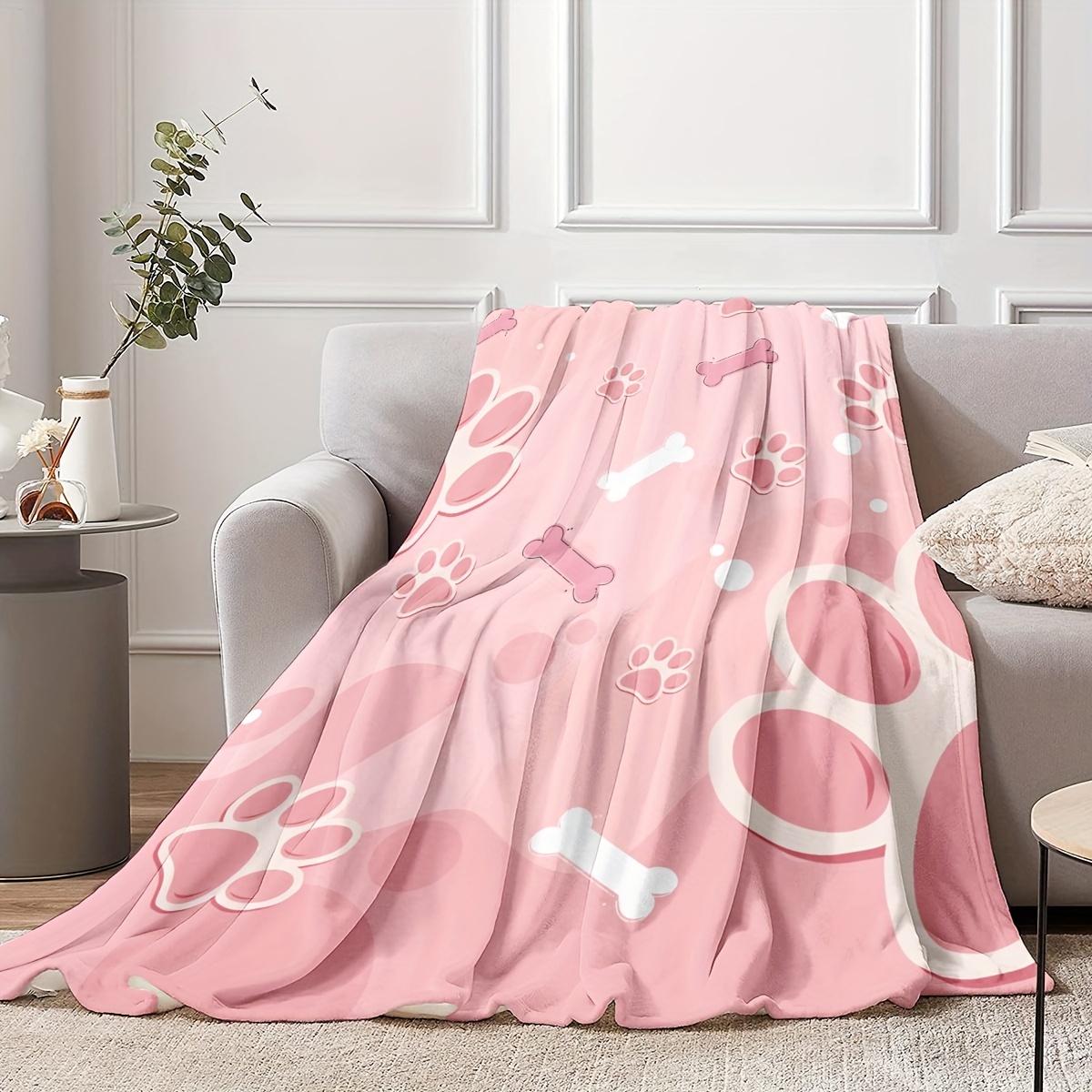 Cute pink throw discount blanket