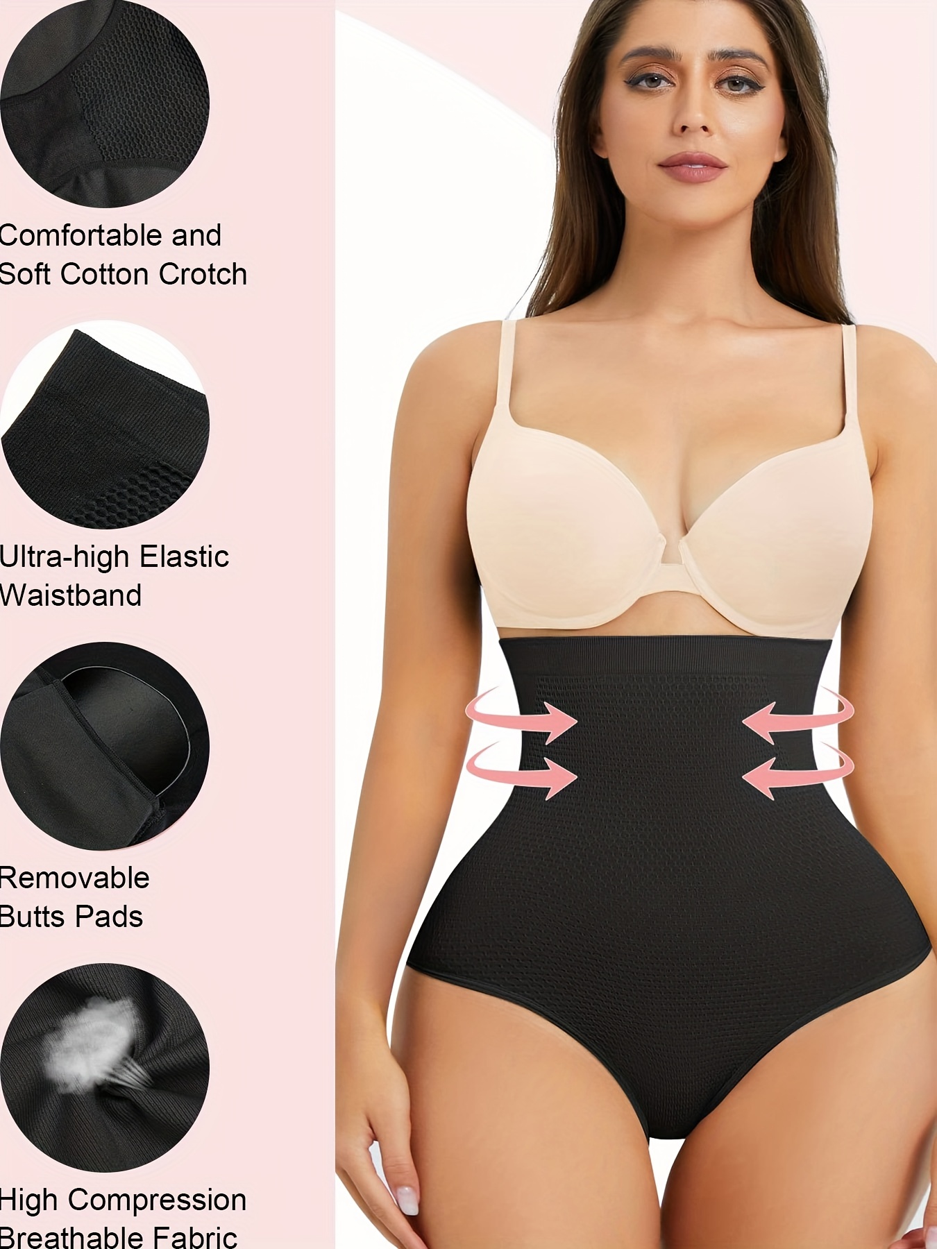 Buy Comfortable Cotton Spandex Body Seamless Shapewear Breathable