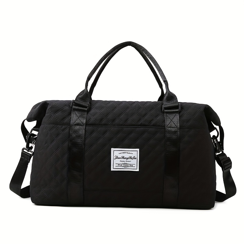 Black duffle bag womens online