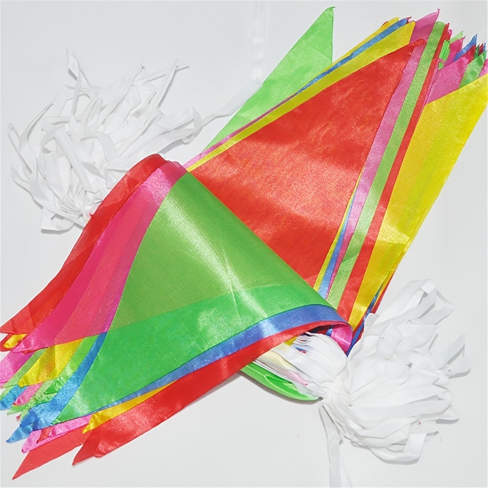 8 M Colorful Flag Pennant String Banner Festival Party Holiday