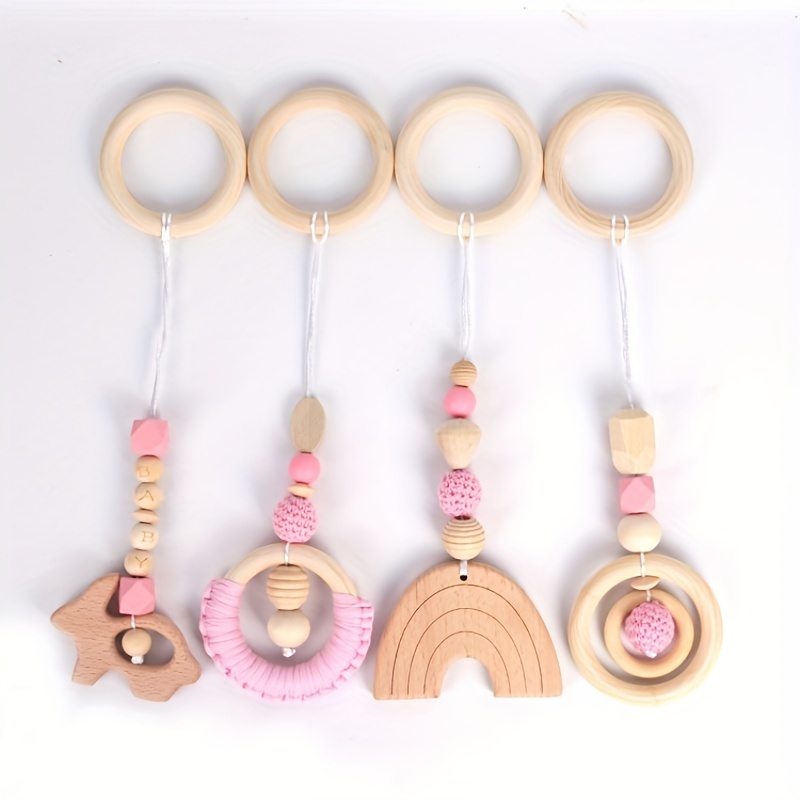 20 piezas de clips de cadena para chupete de bebé, soporte para alivio de  bebé, anillos de regalo de cumpleaños o ducha