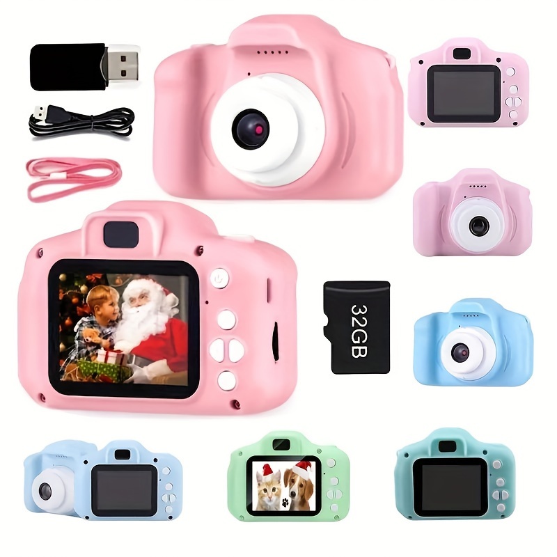 Faburo Machine numérique pour enfants avec carte SD 32 Go, appareil photo  pour enfant, caméra numérique, appareil photo, cadeau d'anniversaire pour  enfants (bleu) : : Jeux et Jouets