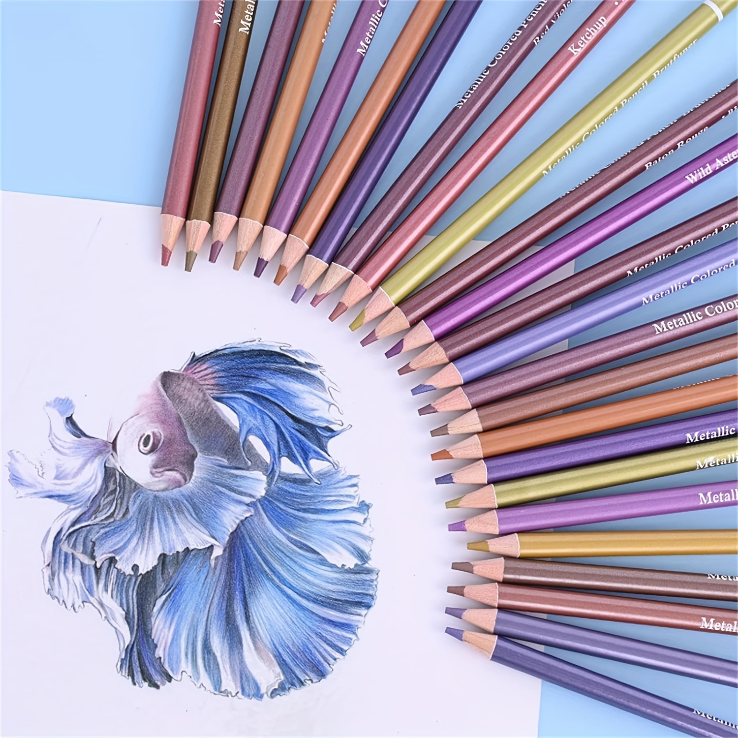 Color Pencil Professional Set, 50 Piece Colored Pencil Set