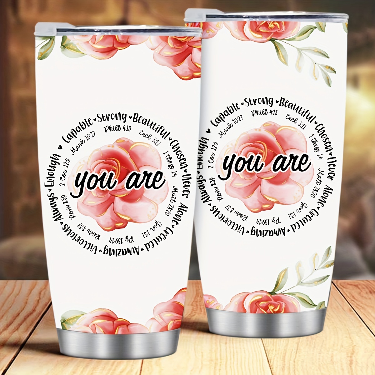 Christian Gifts For Women - Faith Based/ Encouraging/  Biblical/ Spiritual Gifts For Mom, Inspirational Religious Gifts For Women  Best Friend Sisters, Christian Tumblers: Tumblers & Water Glasses