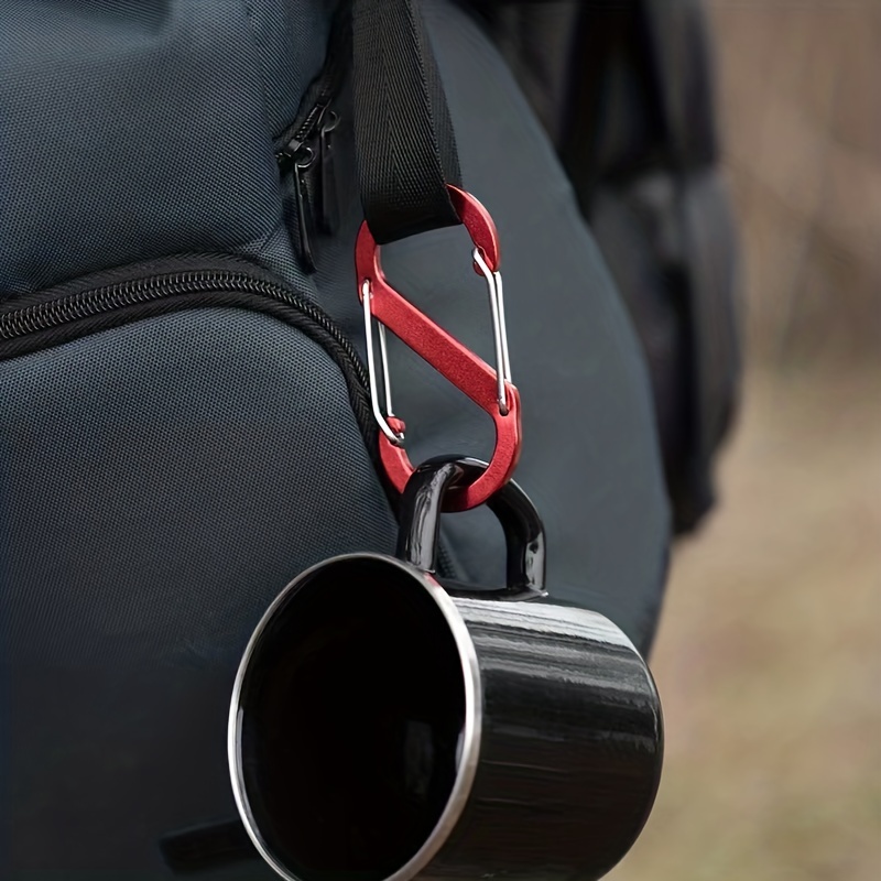 Durable Aluminum S-Shaped Carabiner for Outdoor Use