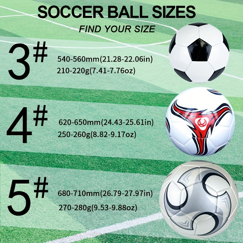 Balón de Fútbol de Tamaño 4 para Entrenamiento y Partidos Oficiales de  Sunnimix