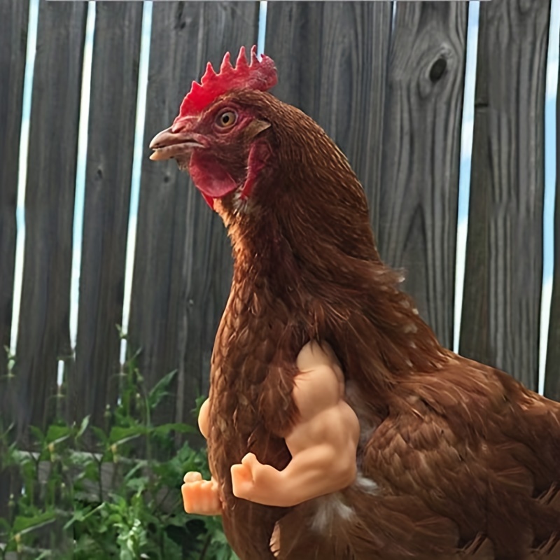 Muscle Chicken Arms Toys For Pet Chickens To Wear, Funny Costume