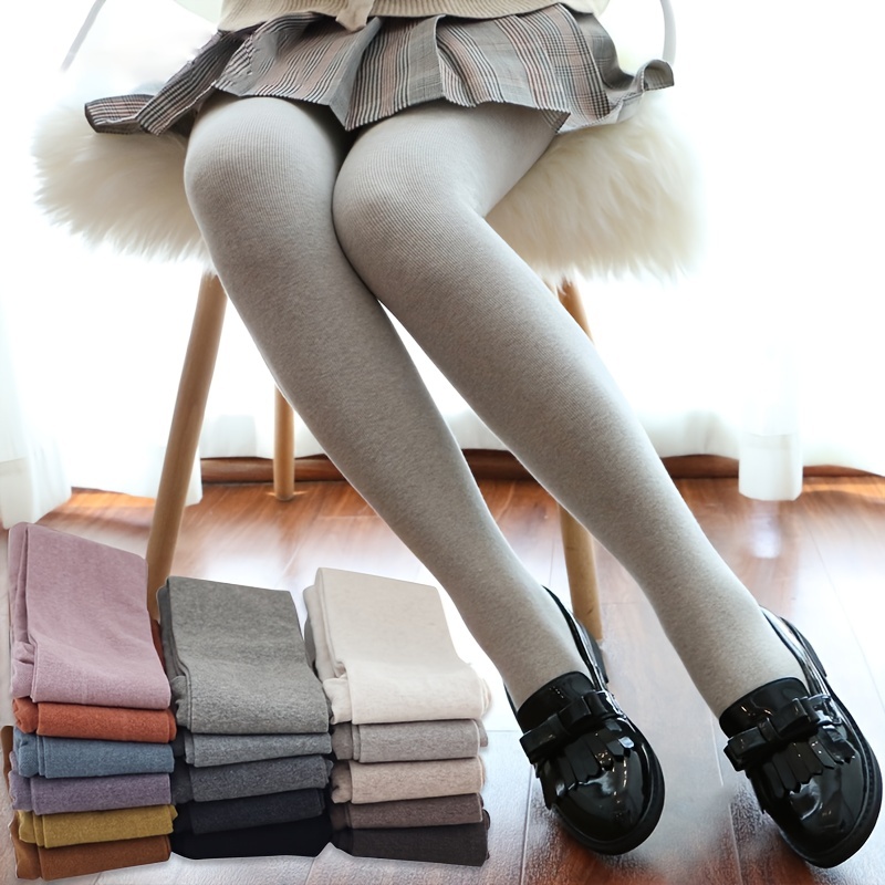 Winter Plush Lined Pantyhose Warm High Elastic Footless - Temu