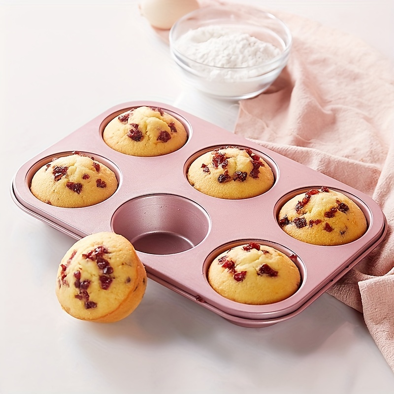 Chefmade 6 Cups Non stick Muffin Pan Jumbo Pan Cupcake Pan - Temu