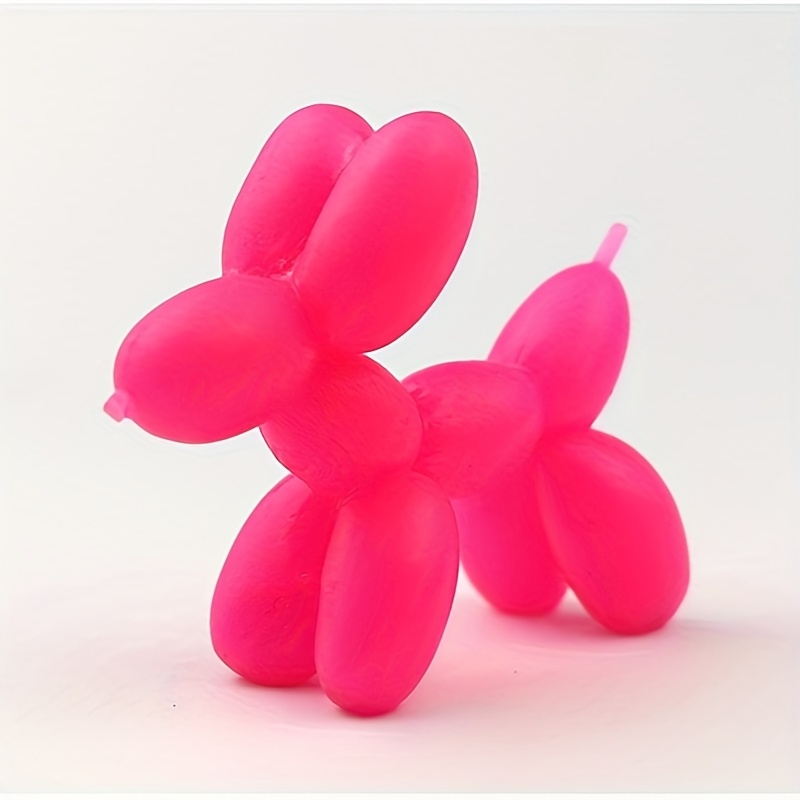 Colorful Balloon Dog Stretching Fidget Toy