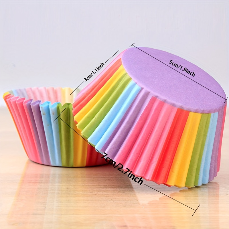 100pcs Paper Cupcake Cup Muffin Baking Cups Liners Cupcakes Case