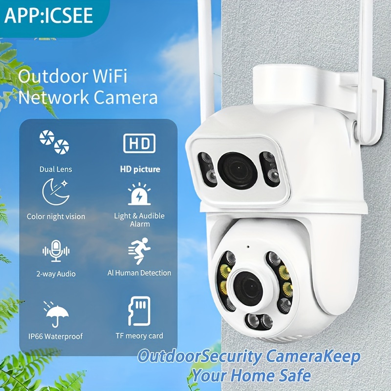 Surveillance Camera Video Wifi Wireless Security Cameras Hd - Temu