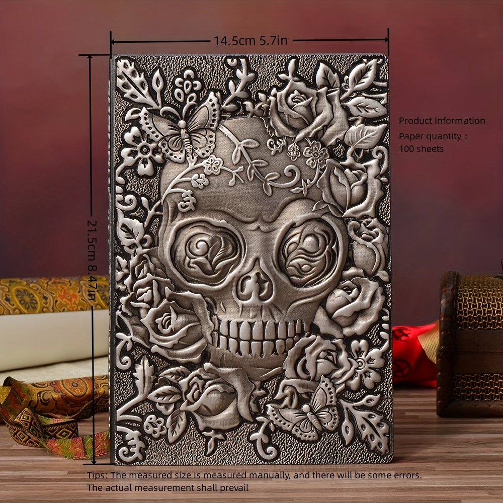 Skull Element Office Business Notebook A5