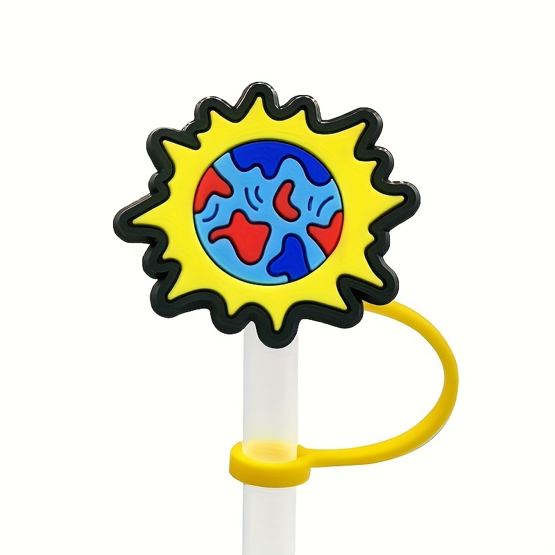  Straw Cover Cap for Stanley,Funny Silicone Straw