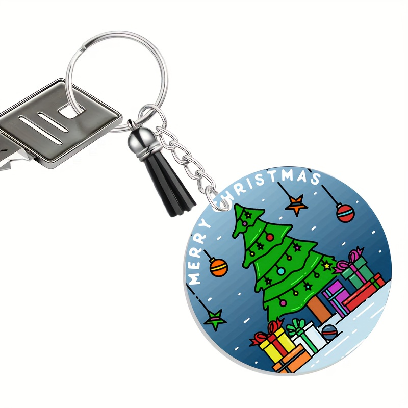 Acrylic Keychain With Key Rings Tassels Key Chain - Temu