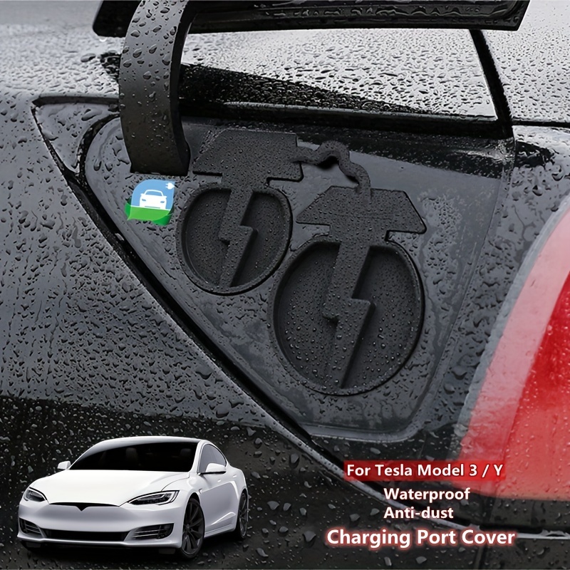 Tesla Model 3, Y Charging Port Cover Bag ,Rain, Snow, Waterproof Cover