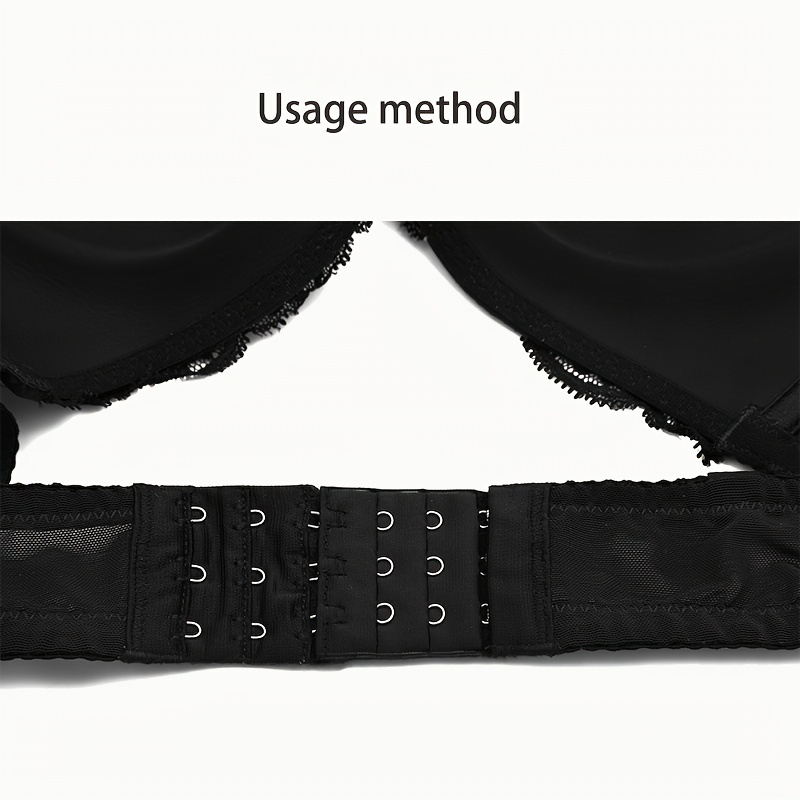 4 Hook Bra Extender For Women's Elastic Bra Extension Strap Hook Clip  Expander Adjustable Belt Buckle Intimates Bra Accessories