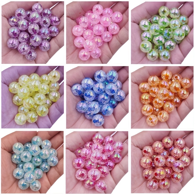 20-30Pcs 6/8/10/12mm Solid Colored Beads Acrylic Spacer Loose Beads for DIY  Necklace Bracelet Jewelry Making Accessories - AliExpress