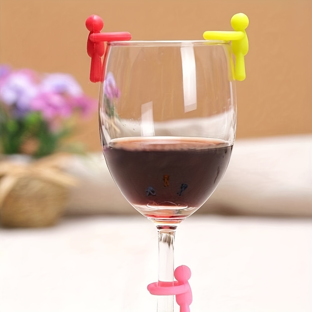 Wine Glass Marker Drink Markers Wine Glass Markers Creative - Temu